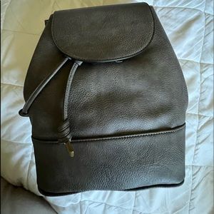 Cute grey backpack purse